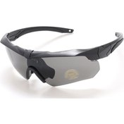 Resim Taktik Gözlük Patlamaya Da Lı Atış Gözlükleri Polarize Miyopi Geçirmez Gözlük Black 