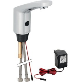 Resim Geberit 116.145.21.1 Type185 Çift Su Girişli Elektrikli Fotoselli Lavabo Bataryası 