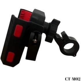 Resim CT-M02 Telefon Tutucu Tek Elle Kilitleme Klipsli Gidon Ayna Montaj Motosiklet Su geçirmez Üniversal 