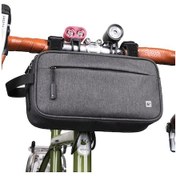 Resim Rhinowalk X21921 2.5l Bisiklet Ön Askılı Çanta Tam Gri Tam Gri Gri 