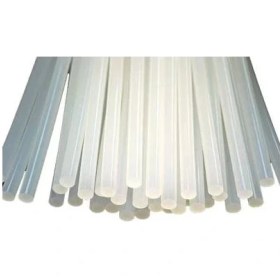 Resim K-Yonlineticaret Şeffaf Sıcak Silikon Çubuğu Mum Silikon Kalın 1 kg 30 cm 