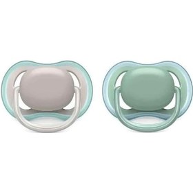 Resim Philips Avent Scf085/16 Ultra Air 6 - 18Ay 2'li Emzik Yeşil - Mavi 