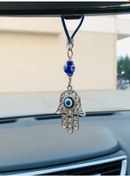 Resim Fatmanın Eli Araba Nazarlık, Metal Aksesuar, Araba Süsü Nazarlık 