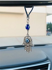 Resim Fatmanın Eli Araba Nazarlık, Metal Aksesuar, Araba Süsü Nazarlık 