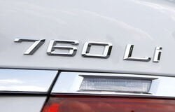 Resim 760Lİ Krom Bagaj Logosu (AL-57) 