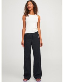 Resim Jack & Jones Jjxx Jxpoppy Lınen Hw Pant Pnt Siyah Kadın Pantolon 000000000101961816 Siyah 