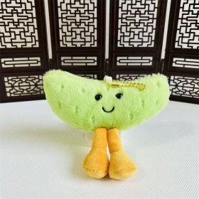 Resim OEMG Yeni 1 Adet Dört Inç Iyi Şanslar Karikatür Peluş Oyuncak Bebek Anahtarlık Sevimli Bebek Anahtar Küçük Kolye Seti (Yurt Dışından) 