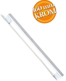 Resim HOBİDABİ 160 Mm Köprü Kulp Krom Mobilya Çekmece Vestiyer Mutfak Dolap Kulbu 