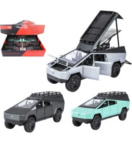 Resim Vardem Işıklı Sesli Kapıları Açılan Çekbırak Tesla Araba Özel Yapım Metal 