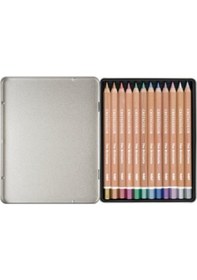 Resim Cretacolor Megacolor Metalik Kalın Kuru Boya Kalemi Seti 12 Renk 