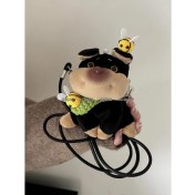 Resim Silver1 Zarif Anti-Kayıp Araba Anahtarlık Okul Çantası Çekicilik Bebek Yaratıcı Erkek ve Kadın Çift Yıldız Ayı Anahtarlık (Yurt Dışından) 