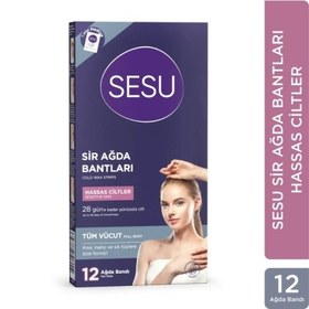 Resim Sesu Vücut Sir Ağda Bandı Hassas Ciltler 12'li 
