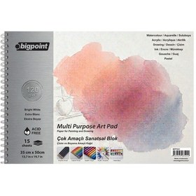 Resim Bigpoint Sanatsal Resim Defteri 120 Gram 35x50cm - 15 Yaprak 