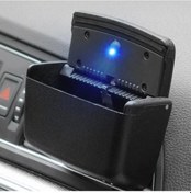 Resim Createtech Yan Torpido Saklama Kutusu Otomatik Küllük Hava Gri Ht-0188 Araba Çöp Çıkışı Cbtx 