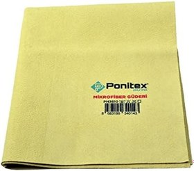 Resim (24 Adet) Ponitex 3610 Mikrofiber Güderi Oto Kurulama ve Çok Amaçlı Temizlik Bezi 50x60 cm. 