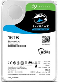 Resim Seagate SkyHawk 3.5 16TB 7200RPM 256MB Sata 3 ST16000VE000 Kapasite : 16TB.Arabirim : Sata 3.RPM Sınıfı : 7200 RPM.Önbellek : 256MB.Uyumlu Ürün : Masaüstü Pc