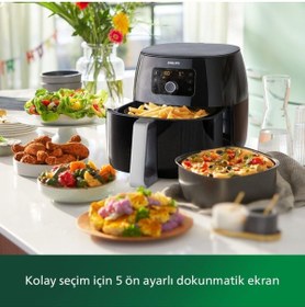 Resim Philips Xxl 7,3 Lt Airfryer , Kızartma. Fırınlama. Izgara. Fırında Kızartma - Onerous Tartı Hediye 