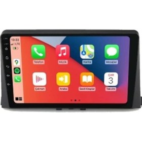 Resim Peugeot Partner 2019-2024 4gb Ram 32gb Hafıza 4 Çekirdek Carplay Kamera Android Multimedya 9" 