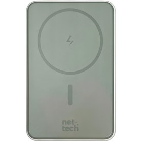 Resim GOFY STORE Nettech NT-PW38 15W 10000 MAh Magsafe Powerbank (Beyaz) 