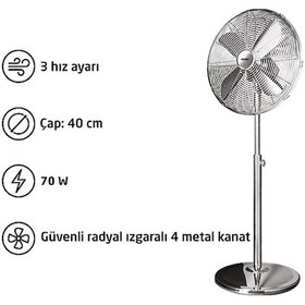 Resim Koenıc KSF 400 M Ayaklı Vantilatör 