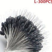 Resim 300 adet Siyah Kauçuk Balıkçılık Hattı Aksesuarı - Dayanıklı, Pil Gerektirmez, Karpa, Deniz ve Fly Balıkçılığı için İdeal, Balıkçılık Hattı Düzenleyici|Ergonomik Tasarım|Dayanıklı Kauçuk, Balıkçılık Malzemeleri, Pil Gerektirmez 