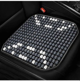 Resim Novahub Yeşil Soğutma Ayrılabilir Araba Ahşap Boncuk Yastık Araba İçin Boncuk Koltuk Minderi Soğutma Ayrılabilir Araba Ahşap Boncuk Araba İçin Yastık 