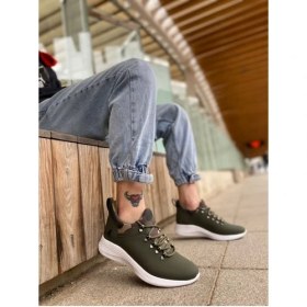 Resim Xon1 XON1601 Bağcıklı Rahat Yüksek Taban Haki Kamuflaj Casual Erkek Spor Ayakkabı 