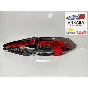 Resim Toyota Corolla 2019-2025 Sedan Stop Lambası Sağ İç Ve Dış Takım Orjinal Farba-ulo-2 Stop Ledsiz 