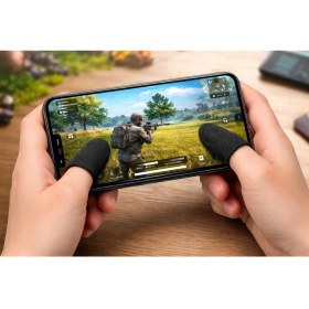 Resim CoverZone Bir Çift Mobil Oyun Parmak Kılıfı, Yüksek Hassasiyetli Dokunmatik Parmak Kolu, Terletmeyen Kaydırmaz Gamer Finger Sleeve, Fps Pubg Oyun Aksesuarı, Telefon Tablet Uyumlu | KP01 