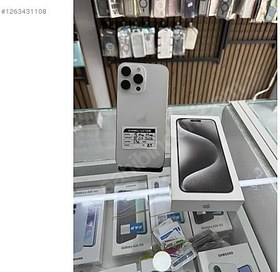 Resim Apple iPhone 15 Pro Max İkinci El TR | 256 GB | Beyaz 
