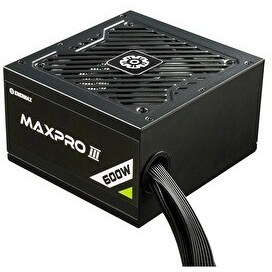 Resim Enermax Maxpro III 600W 80+ Standart 120mm Fanlı BULK Güç Kaynağı (EMP600W) 
