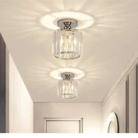 Resim Mediterian Şık Krom Kristal Taşlı Modern Tavan Avizesi, Zarif ve Büyük Boy Dekorasyon Parçası 