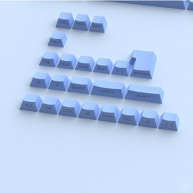 Resim 131 Tuş Keycaps Abs Tuş Takımı Yan Tuş Harf Mekanik Klavye Keycaps 