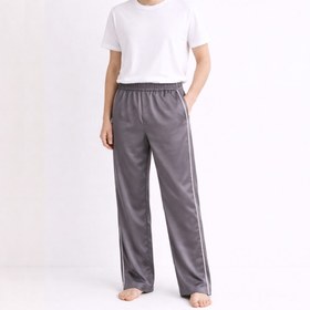 Resim Noiré Pamuk Saten Unisex Ev Pantolonu Füme - M 
