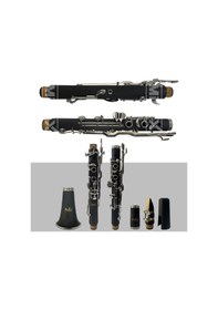 Resim Midex Bns-4000 Sol Klarnet 4 Yüzüklü Askı Çanta Kamış Bez Eldive 