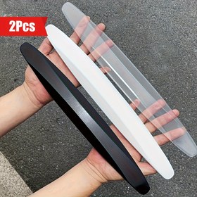 Resim 2 Adet Silikon Araba Tamponları - Ön & Arka, Çarpışma ve Çizik Koruma Şeritleri, Araç Güvenliği ve Koruma için Dayanıklı Kauçuk, Araba Koruma Aksesuarları 
