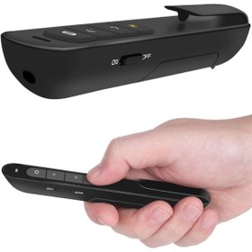 Resim gaman Wireless Presenter Kablosuz Lazer Kalem Sunum Kumandası-kılıflı Akedemisyen Sunum Kumandası 