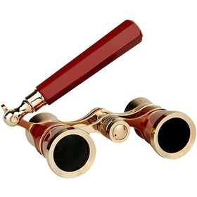 Resim Kadınlar Için 3x25 Tiyatro Opera Gözlüğü Yetişkinler Kırmızı 