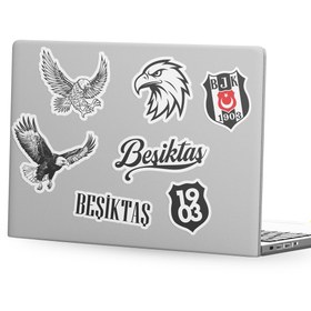 Resim Beşiktaş Gri Sticker Paketi 