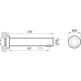 Resim KALE Orion Mono Fotoselli Ankastre Lavabo Bataryası (Elektrikli-Pilli) 