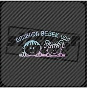 Resim Sticker Works Arabada Bebek Var Sticker 