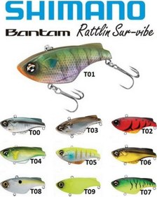 Resim Shimano Lure Bantam Rattlin Sur-vibe 62mm 14g Maket Yem - T05 Chart Gıll 