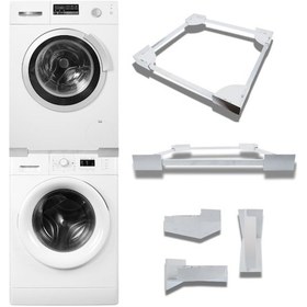 Resim Çamaşır Makinesi Kurutma Makinesi İstifleme Birleştirme Kiti Hotpoint Ariston Indesit Ayarlanabilir 