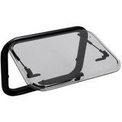 Resim Babarvy 70x40cm 90 Amortisörlü Karavan Camı / Pencere Siyah 