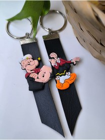 Resim Esey Dizayn Temel Reis ve Safinaz Anahtarlık Deri - Motosiklet Anahtarlık 