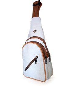 Resim Hanselis Unisex Çapraz Çanta Beyaz Bodybag Çanta 