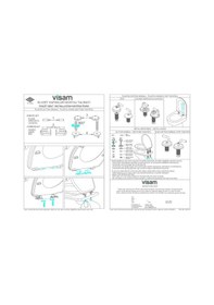 Resim Visam Sardunya Duroplast Klozet Kapağı Plastik Menteşeli 501.001 