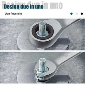 Resim Cırcır Anahtarı 10 Mm, Ingiliz Anahtarı Ingiliz Anahtarı Ingiliz Anahtarı Cr-V Mat Krom Yüzeyli 