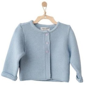 Resim Andy Wawa Unisex Bebek, Mavi, Knitwear ( Triko) Basic Ceket, Hırka 