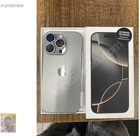 Resim Apple iPhone 16 Pro İkinci El TR | 128 GB | Natürel Titanyum 